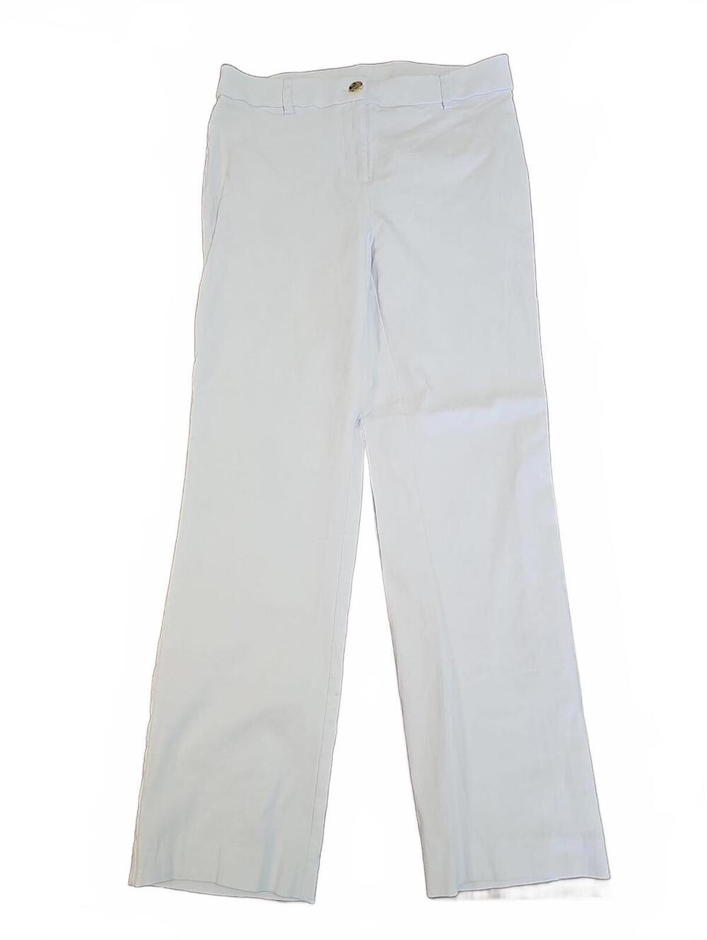 Rafaella White Stretch  Pants -Size 10